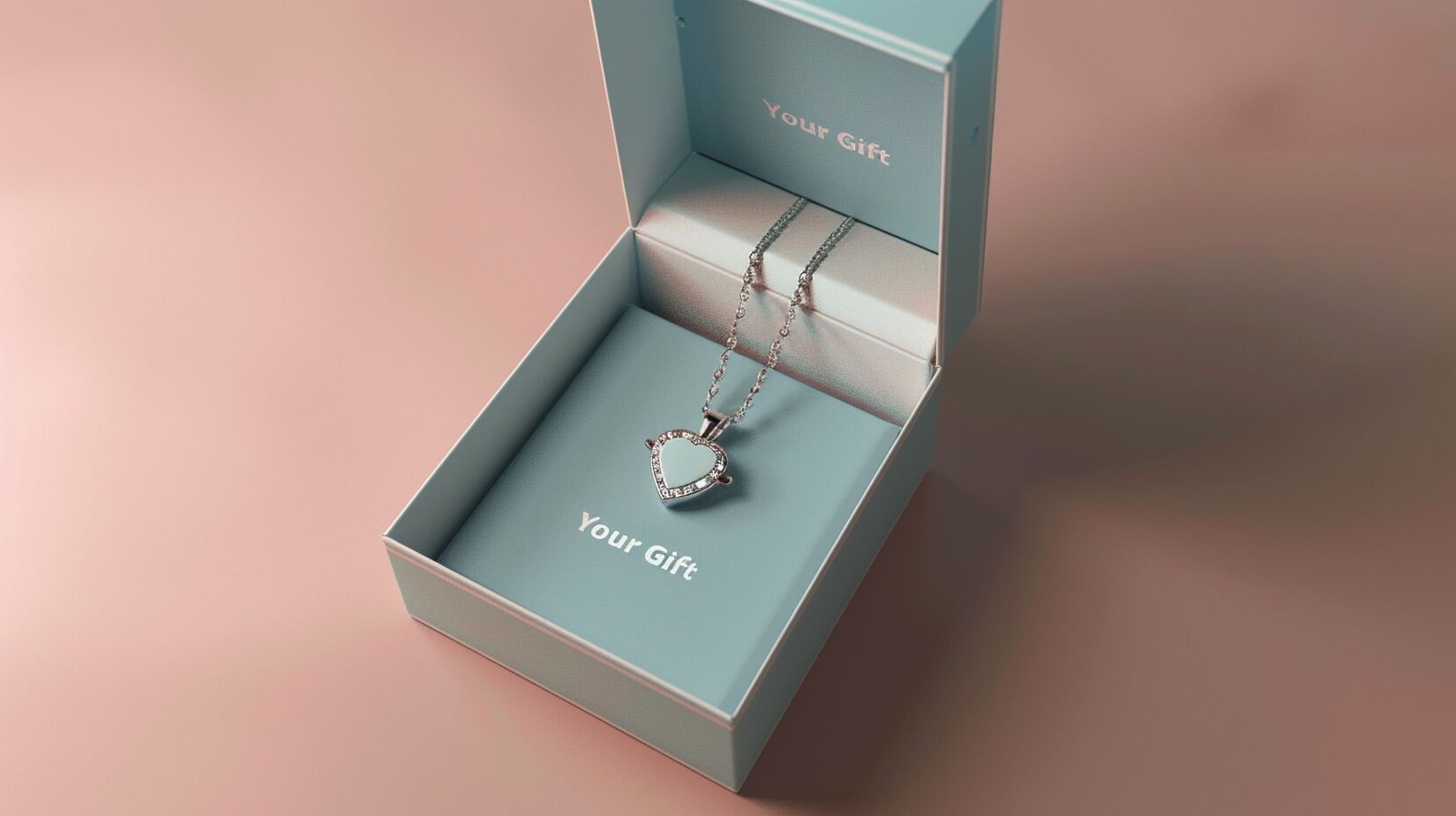 Luxury rigid box for jewellery