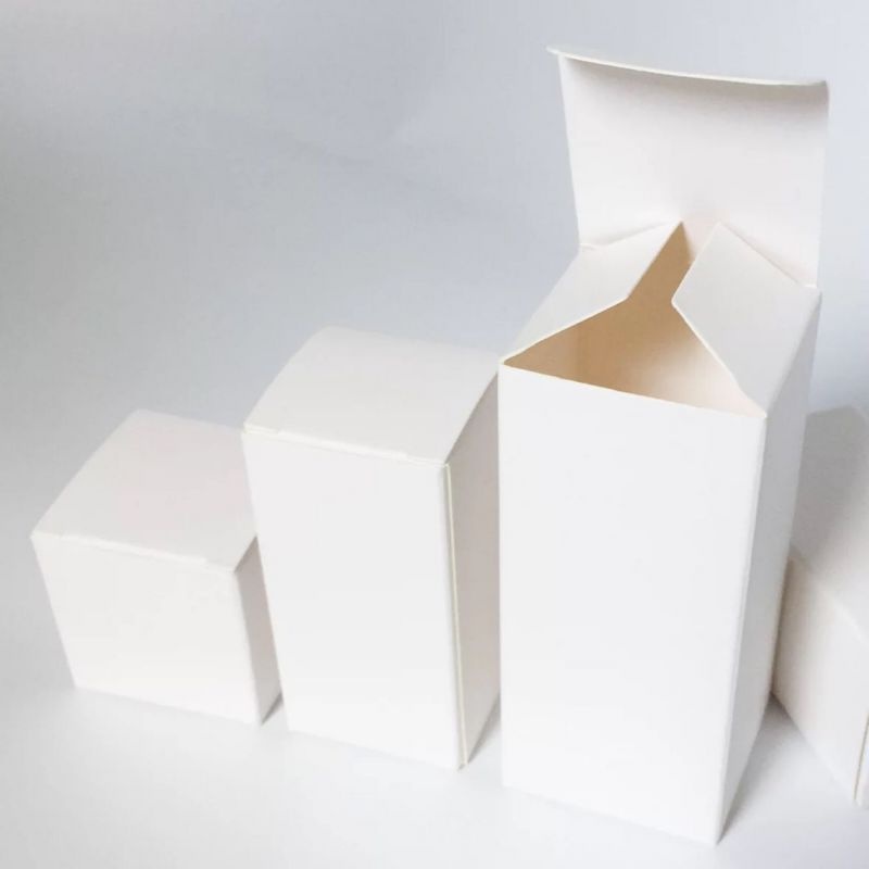 White folding boxes